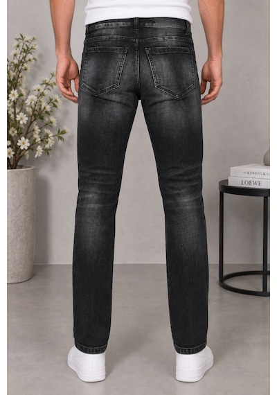Cedy Denim Cedy Denım Erkek Slim Fit Esnek Likralı Vintage Yıkamalı Yırtık Detaylı Rahat Kesim Denim Kot Pantolon Ct1205-siyah Cedy Denim Cedy Denım Erkek Slim Fit Esnek Likralı Vintage Yıkamalı Yırtık Detaylı Rahat Kesim Denim Kot Pantolon Ct1205-siyah