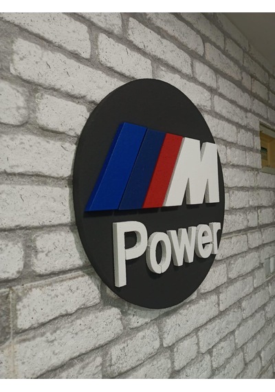 M Power Logo 50x50 M Power Araç Logo M Power Marka Logo M Power 3d Logo 50 x 50
