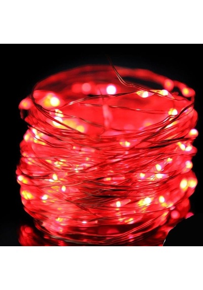 Peri Led Kırmızı Animasyonlu 5 Metre Kırmızı
