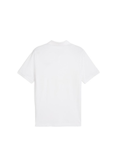 Puma Essentials No 1 Logo Pique Erkek Beyaz Polo Yaka Tişört