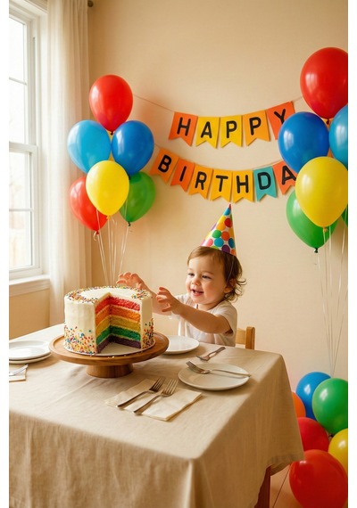 Naturel Keten Masa Örtüsü - Nişan, Baby Shower, Doğum Günü Özel Gün Organizasyon Vintage Örtü Bej