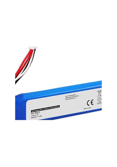 Flip 3  3.7v 3000 Mah Soketli Batarya Evimdeyokyok