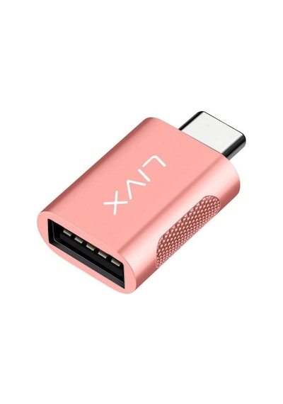 Livx Usb 3.0 To Type-c Çevirici Dönüştürücü Otg Adaptör Rose Gold Otgrg İkili Sku: Smg8690010631824