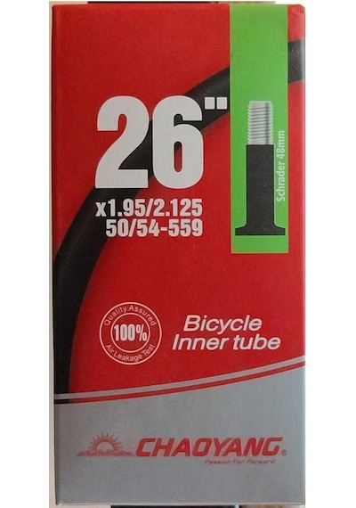 CHAOYANG 26x1.95/2.125 50/54-559 AV 48MM OTO SİBOP İÇ LASTİK