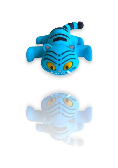 Huntrix Huntr/x Derpy Tiger 10 Cm Kaliteli Loy3d Baskı, Boya Yok, Oynar Eklem