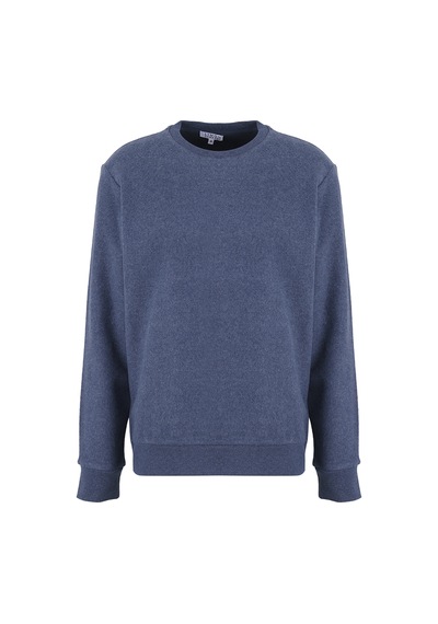 Limon Mavi Erkek Relaxed Sweatshirt L6wm-swt9518 Indigo Melanj