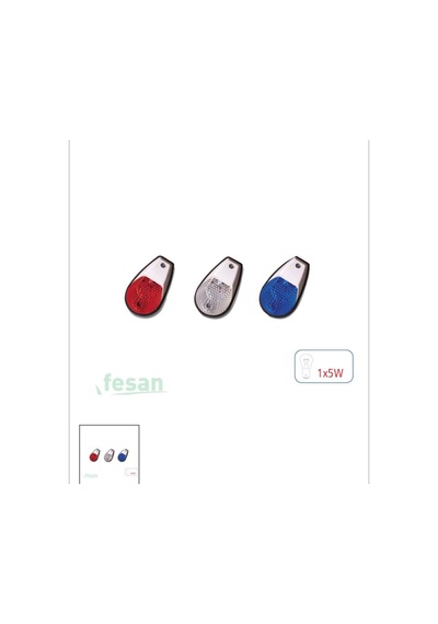 Tepe Lambası Tas 020k-24 24 V Büyük Ledli Kırmızı
