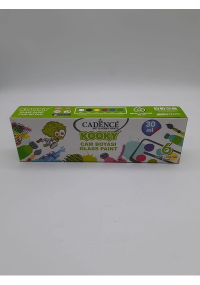 Kooky Seramik Ve Cam Boyası 6x30 Ml Genel