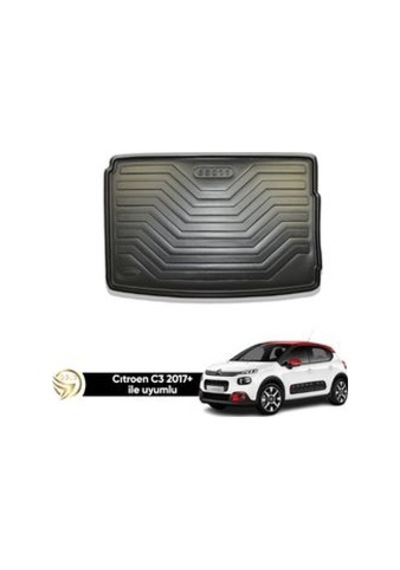 Citroen C3 2017+ Tam Uyumu Kauçuk Bagaj Havuzu