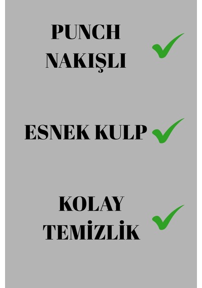Sarı Patya Desenli Poşetlik & Punch Keten Poşet Düzenleyici Poşet Organizeri, Poşet Düzenleyici