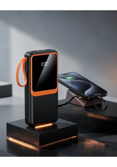 Powerbank 20000 Mah Dahili Kablo Dijital Ekranlı 20binpowerfrf-1 Çok Renkli