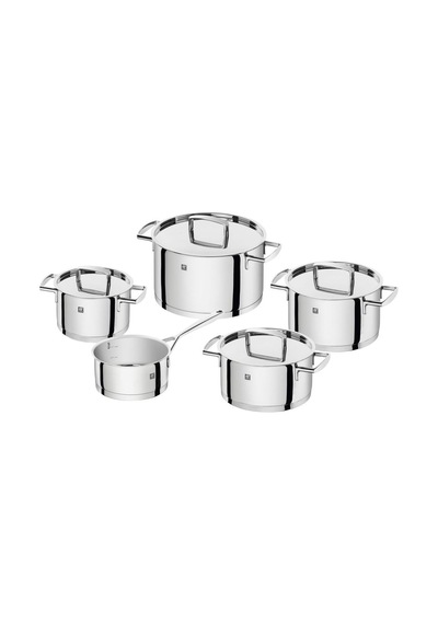 Zwilling Passion 18/10 Paslanmaz Çelik, Paslanmaz Çelik 5 Li Tencere Seti Sku: Smg8690010168467 Açık Gri