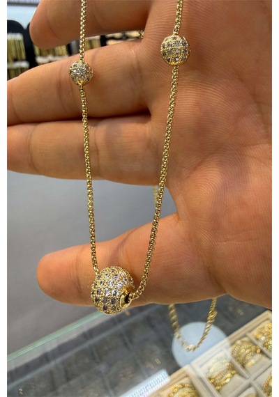 Toplu Kolye 50 Cm Altın