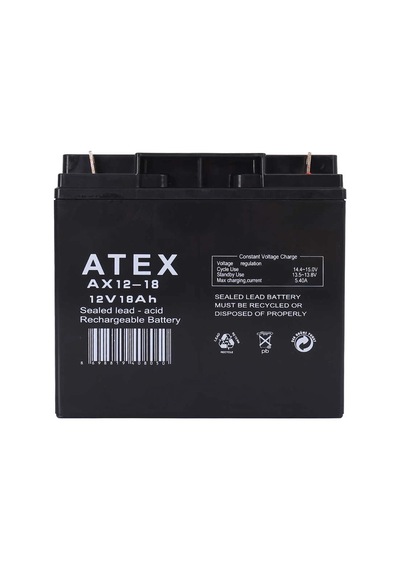 Mepa Atex Ax12-18 12v 18ah Akü Najmaddin Standart