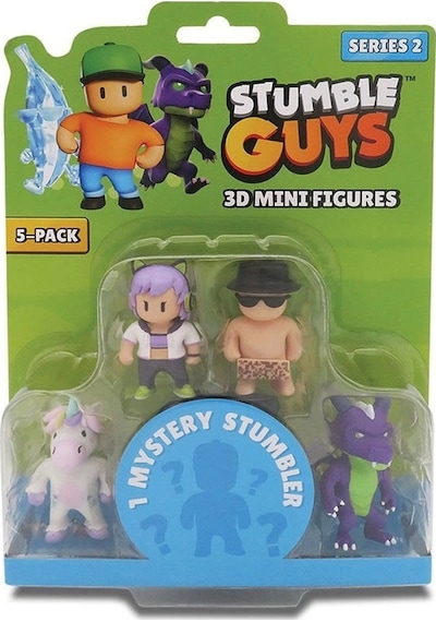 Tuy14000 Stumble Guys 5li Mini Figür S2-sg-30006 5 Standart