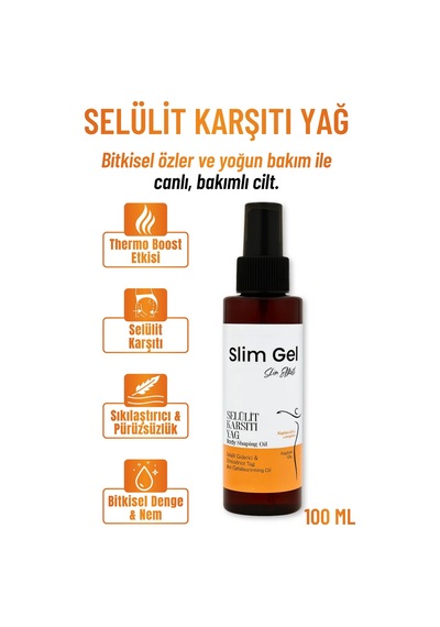 Selülit Karşıtı Sıkılaştırıcı & Pürüzsüzleştirici Nemlendirici Vücut Bakım Yağı