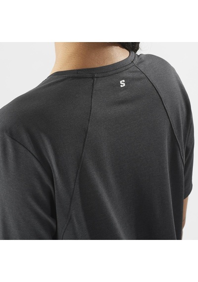 Salomon Shakeout Core Kadın Koşu Tişört Black Lc2425200 Siyah