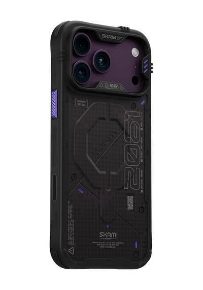 Apple Uyumlu iPhone 18 Pro Max Uyumlu Kılıf M-safe Şarj Özellikli Airbag Tasarımlı Skinarma Vigor Xe Kapak Mor