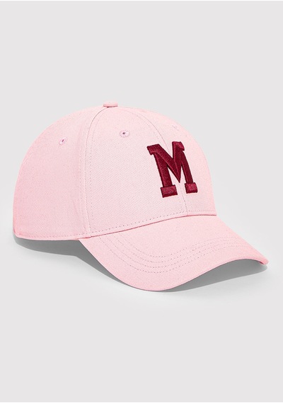 Mavi - M Logo Nakışlı Pembe Şapka 1912255-17865