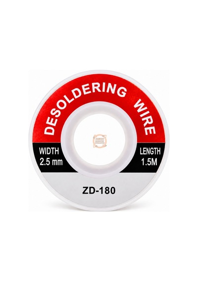 Lehim Temizleme Teli 2.5mm Zd-180 1.5 Metre Lehim Sökme Wick Teli