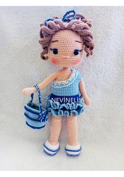 Amigurumi Bahar Bebek Çok Renkli