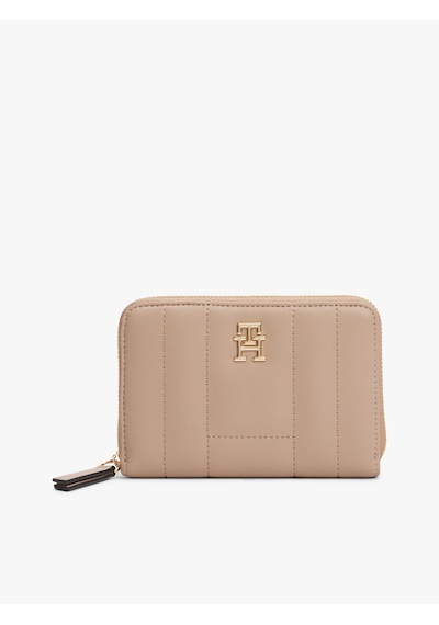 Tommy Hilfiger Th Femınıne Med Za Kadın Bej Cüzdan - Aw0aw17476 Bej