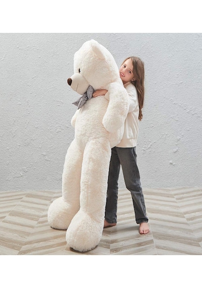 Sole 175 Cm Papyonlu Dev Boy Peluş Ayı - % 100 Yerli 001