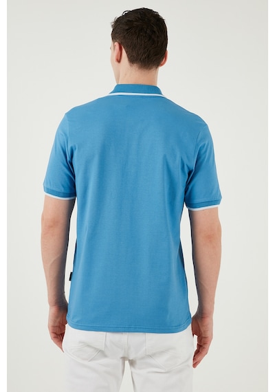 Buratti Pamuklu Regular Fit Erkek Polo Yaka T Shirt 5902063 Açık Mavi-Ekru Buratti Pamuklu Regular Fit Erkek Polo Yaka T Shirt 5902063 Açık Mavi-Ekru