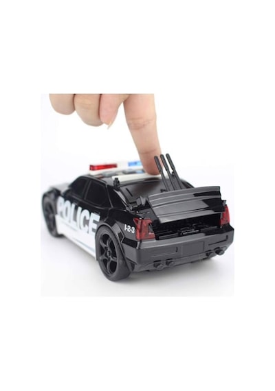 Ctoy Işıklı ve Sesli Sürtmeli Polis Arabası (Karışık Renk)1:20