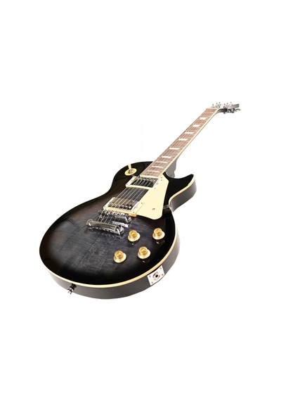 Madison Meg-lpf-tbk Elektro Gitar Trans Siyah Les Paul Tarzı