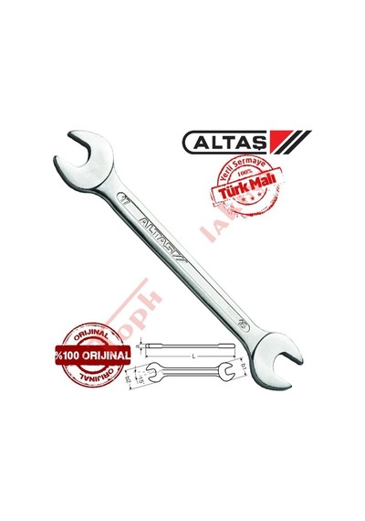 Altaş 27x32mm İki Ağız Anahtar Uzun Tip