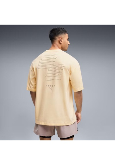 Puma M Puma X Hyrox Lıfestyle Tee Sarı Erkek T-shirt
