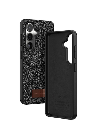 Muratech Onegif Samsung Galaxy Uyumlu  S26 Bright Simli Kapak - Siyah Sıyah