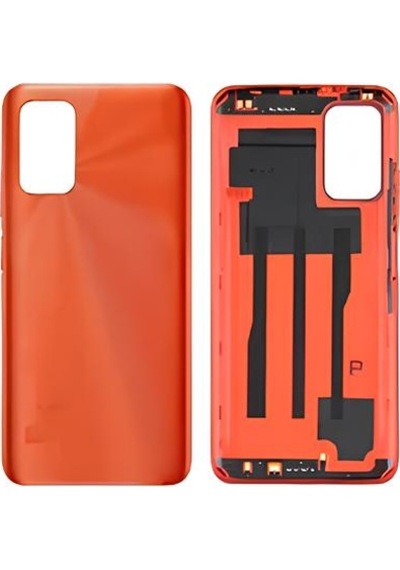 Xiaomi Redmi 9t Full Kasa Arka Kapak Yan Tuş Takımı Turuncu