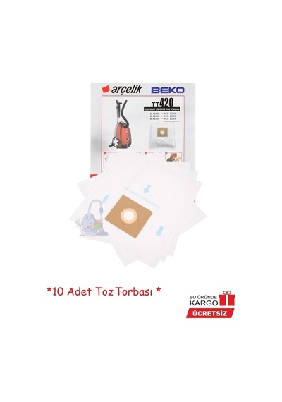 Beko Bks 2240 Ultra Hijyenik Toz Torbası 10 Adet Uyumlu