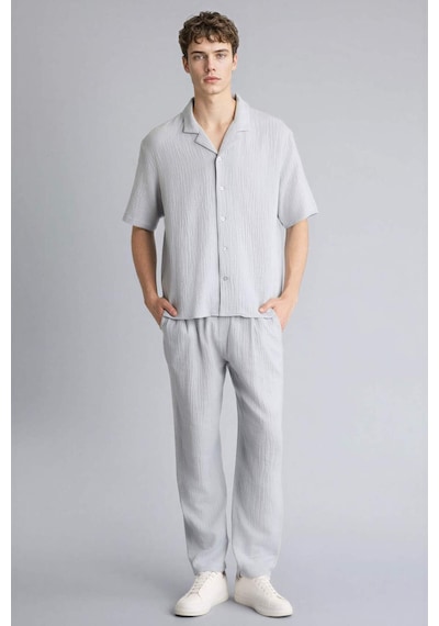 Defacto %100 Pamuk Relax Fit Gömlek C7578ax26smgr130 Gri-gr130