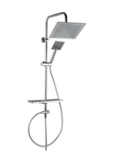 Atlas Chrome Robot Set+kumbo Soap Holder Renkli