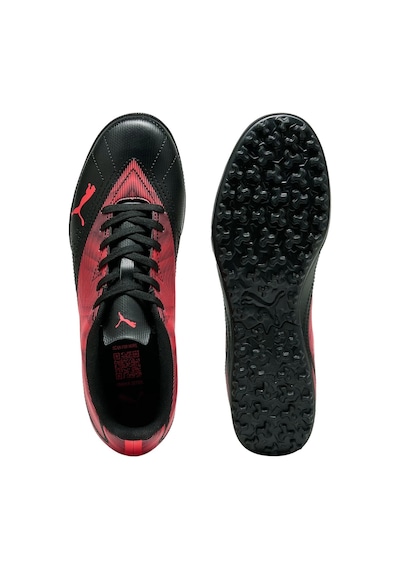 Puma Rapid Tt Erkek Halısaha Ayakkabısı - 109312 Siyah - Kırmızı
