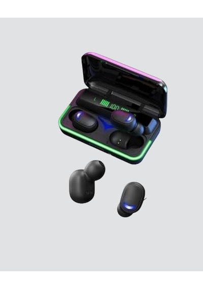 Bluetooth 5.1 Oyuncu Kulaklığı Led Ekranlı Powerbank Kulaklık Standart