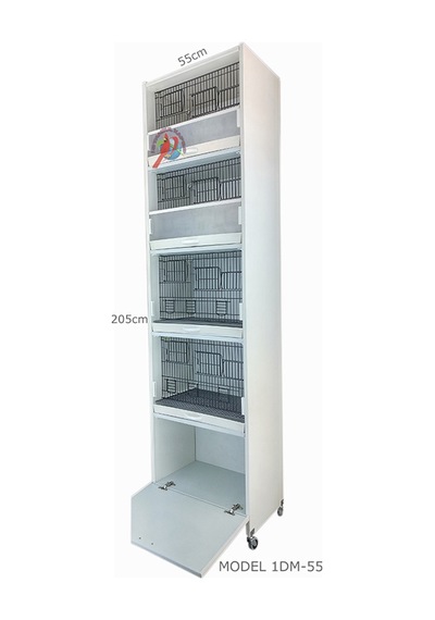 İstanbul Kafes Model 1D Pvc Kuş Dolabı