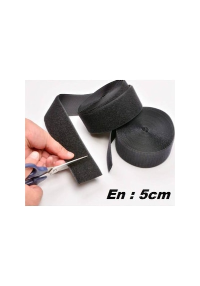 3 Metre Cırt Cırtlı Bant, Kaliteli Cırt Bant,çift Taraflı Cırt En 5cm X Boy 3mt Ürününün Arkas