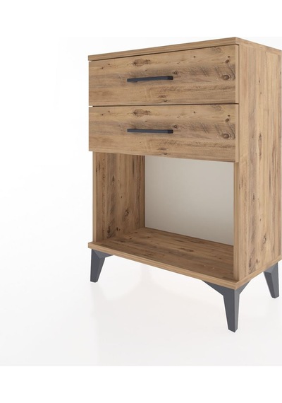 Arges Komodin 4 Çekmeceli 60x30x80 Çam-çam Çam