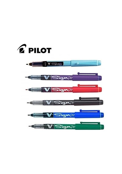 Sw-vsp-g V-signpen Kalem, Yeşil 165-Koyu Yeşil