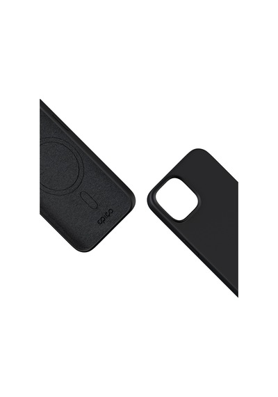 Epico Apple Uyumlu iPhone 15 Plus Mag+ Silikon Kılıf Black Siyah