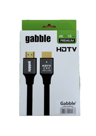 3 Metre Hdmı 2.0v Kablo 4k Ultra Hd 18 Gbps Altın Kaplama Hdmi