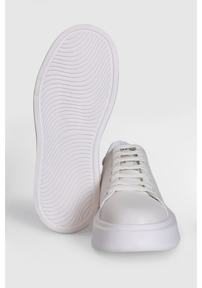 Lufian 121230109 Grace Unisex Hakiki Deri Sneaker Ayakkabı Beyaz