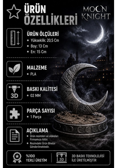 Moon Knight Figür 21 Cm Marc Spector Figür