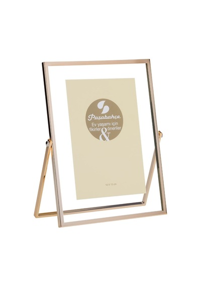 Pasabahce Stand Çerçeve 10x15 Cm Gold 10x15 Cm - 1 Adet