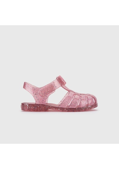 Igor S10329 CLASICA CRISTAL Çocuk Fucsia Multi Glitter Sandalet