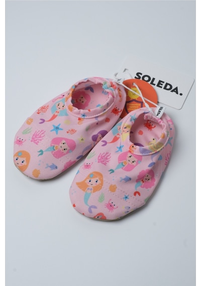Soleda Uv Korumalı Kaydırmaz Bebek Çocuk Deniz Havuz Patiği Mermaid Magic Çok Renkli